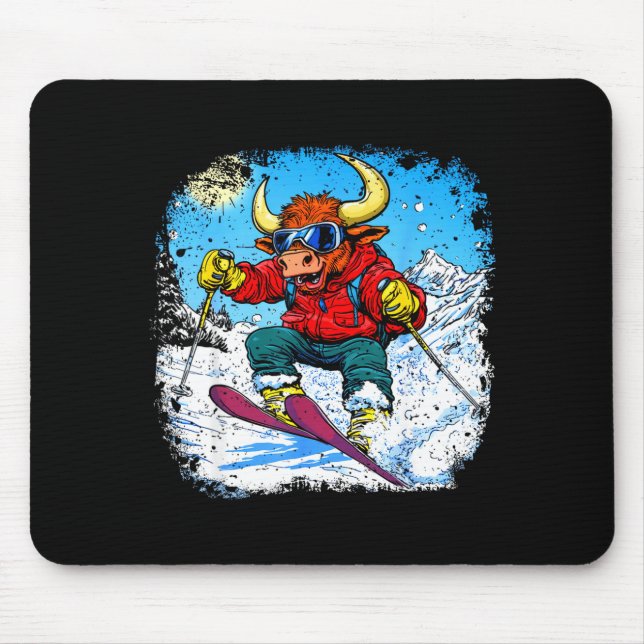 Ski taurus  mouse pad (Front)