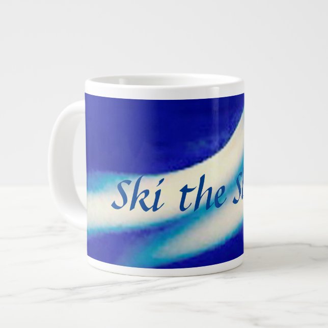 Ski the Slopes Bone China Mug (Front Left)