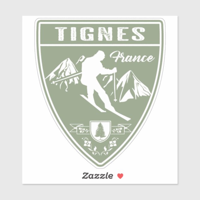 Ski Tignes France (Sheet)