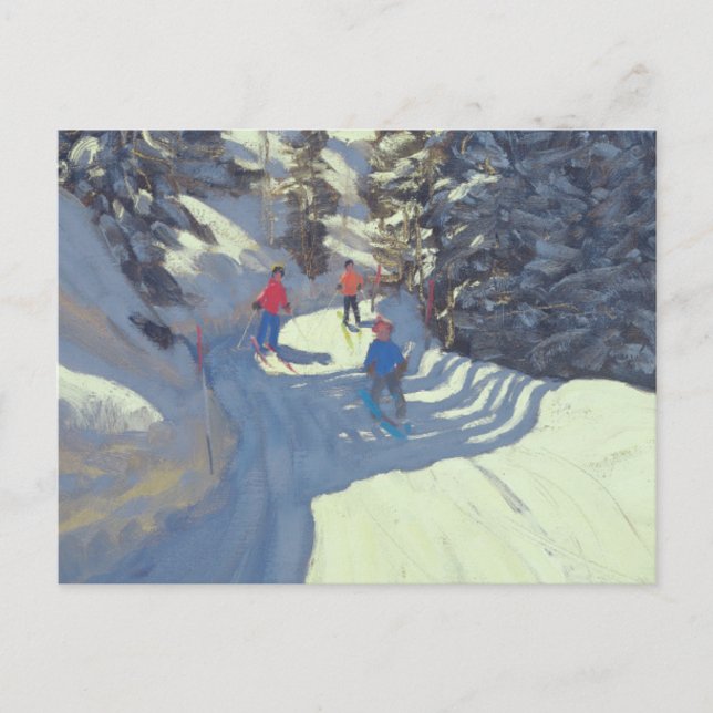 Ski Trail Lofer 2004 Postcard (Front)