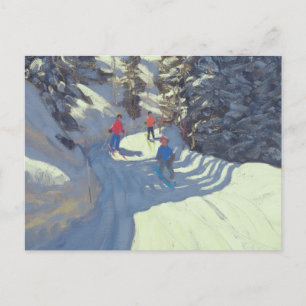Ski Trail Lofer 2004 Postcard