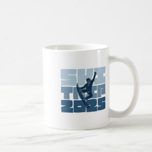 Ski Trip 2025 Men Women Funny Skiing Snowboard Coffee Mug