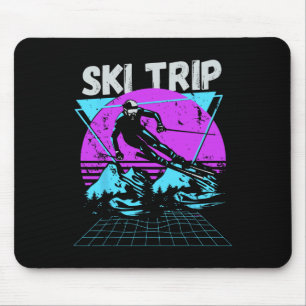 Ski Trip 2026 - Matching Family Snow Skiing Vacati Mouse Pad