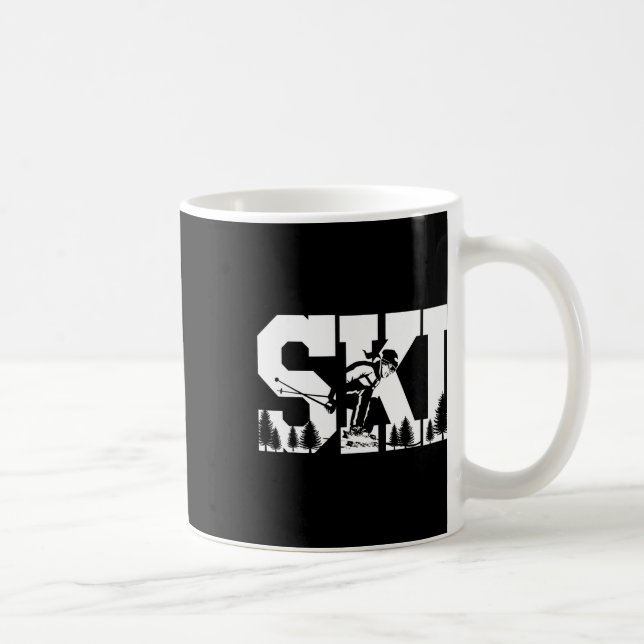 Ski Trip Skiing  Coffee Mug (Right)