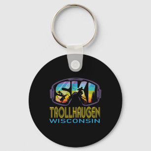 Ski Trollhaugen Wisconsin Skiing Vacation _1  Key Ring