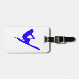 SKI TRUE BLUE LUGGAGE TAG