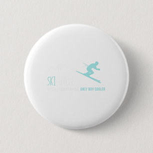 Ski Uncle Shirt  6 Cm Round Badge