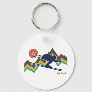 Ski Utah Key Ring