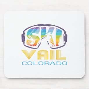 Ski Vail Colorado Skiing Vacation Mouse Pad