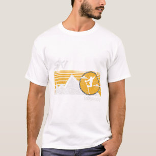 Ski Verbier Retro Switzerland Skiing Tee