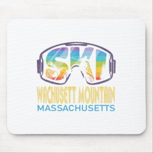 Ski Wachusett Mountain Machusetts Skiing Vacation Mouse Pad