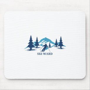 Ski Ward Machusetts Ski Resort Skiing Skier _1 Mouse Pad