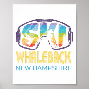 Ski Whaleck New Hampshire Skiing Vacation Poster