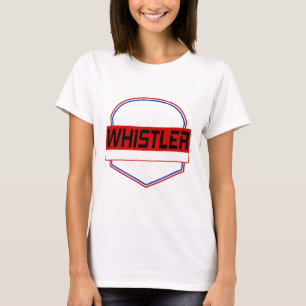 Ski Whistler B.c Canada Skiing And Mountain Biking T-Shirt