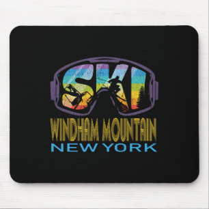 Ski Windham Mountain New York Skiing Vacation Mouse Pad