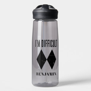 Ski Winter Sports Dad Birthday Personalised Water Bottle
