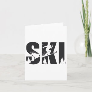 Ski Winter Sports Enthusiasts Kiing With Mountain Card