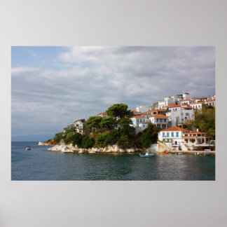 Skiathos Town Poster