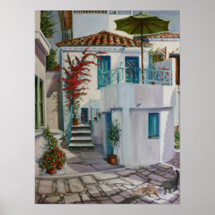 Skiathos Townhouse Poster