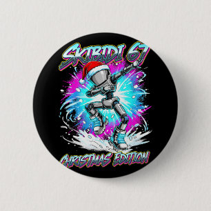 Skibidi 67 Christmas Edition Dance 6 Cm Round Badge