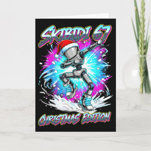 Skibidi 67 Christmas Edition Dance Card