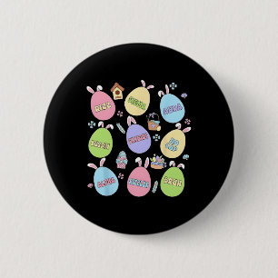 Skibidi Easter Day Egg Hunt Funny No Cap Rizz Meme 6 Cm Round Badge