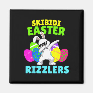 Skibidi Easter - Funny Easter Rizzler Gen Alpha Sl Magnet