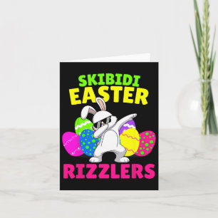 Skibidi Easter - Funny Easter Rizzler Gen Alpha Tw Card