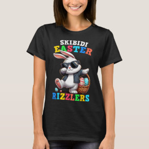 Skibidi Easter Rizzlers Sigma Gen Alpha Bunny East T-Shirt