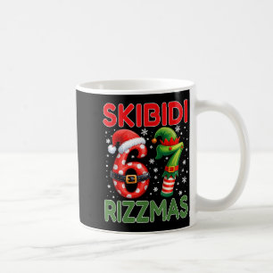 Skibidi Rizzmas 67 Christmas Six Seven Xmas Funny Coffee Mug