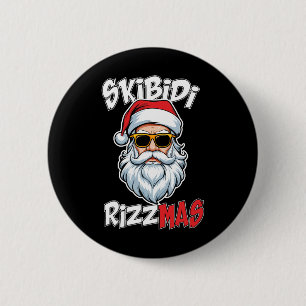 Skibidi Rizzmas Christmas Rizz Santa Claus Charism 6 Cm Round Badge