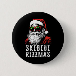 Skibidi Rizzmas Christmas Rizz Santa Claus Charism 6 Cm Round Badge