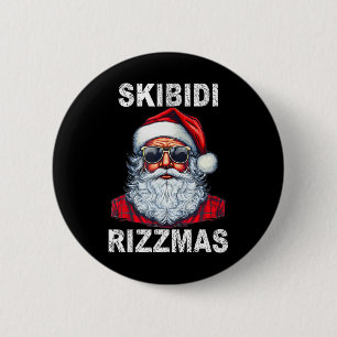 Skibidi Rizzmas Christmas Rizz Santa Claus Charism 6 Cm Round Badge
