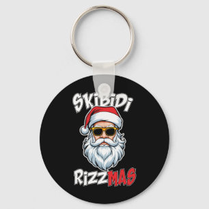 Skibidi Rizzmas Christmas Rizz Santa Claus Charism Key Ring