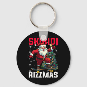 Skibidi Rizzmas Christmas Rizz Santa Claus Charism Key Ring