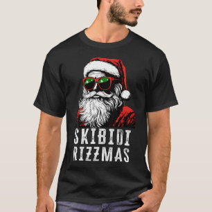 Skibidi Rizzmas Christmas Rizz Santa Claus Charism T-Shirt