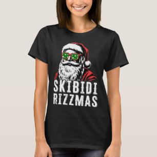 Skibidi Rizzmas Christmas Rizz Santa Claus Charism T-Shirt