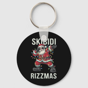 Skibidi Rizzmas Christmas Santa Claus Merry Rizz M Key Ring