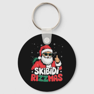 Skibidi Rizzmas Christmas Santa Claus Merry Rizz M Key Ring