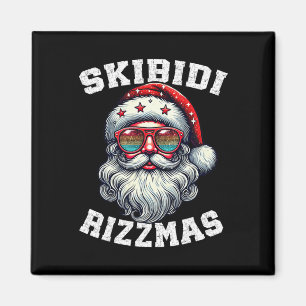 Skibidi Rizzmas Christmas Santa Merry Rizz Mas Xma Magnet