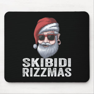 Skibidi Rizzmas Christmas Santa Merry Rizz Mas Xma Mouse Pad