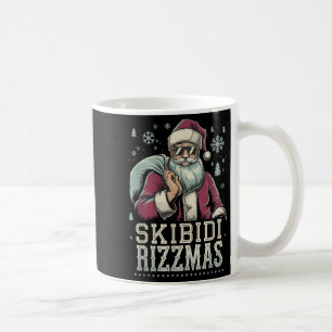 Skibidi Rizzmas Cool Santa Funny Christmas Rizz Ri Coffee Mug