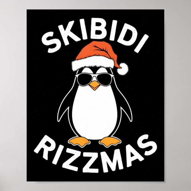 Skibidi Rizzmas Funny Christmas Christmas Season P Poster (Front)