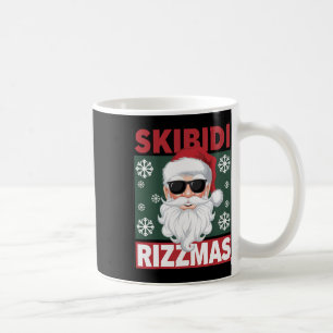 Skibidi Rizzmas Funny Gen Alpha Slang Christmas Pe Coffee Mug