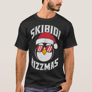 Skibidi Rizzmas Funny Gen Alpha Slang Christmas Pe T-Shirt