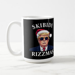 Skibidi Rizzmas  Make Christmas Great Again Xmas Coffee Mug