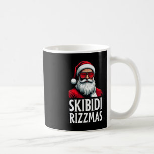 Skibidi Rizzmas Merry Christmas Santa Claus Funny  Coffee Mug