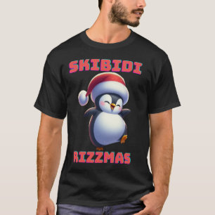 Skibidi Rizzmas Penguin T-Shirt