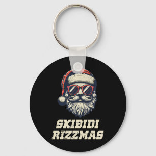Skibidi Rizzmas Santa Funny Christmas Boys Teens K Key Ring