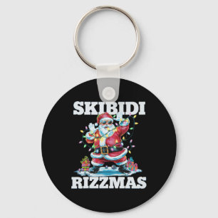 Skibidi Rizzmas Shirt Kids Men Women Christmas San Key Ring